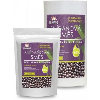 Iswari Bio Snídaňová směs Acai, jahoda, banán - 800 g