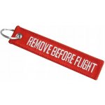 Přívěsek na klíče remove before flight ČERVENÁ – Zboží Mobilmania