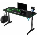 ULTRADESK Frag černý / zelený UDESK-FG-GR – Zboží Dáma