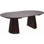 House Nordic Jídelní stůl rozkládací kulatý OSAKA Ø120 cm, uzený dub 2203001 – Zboží Mobilmania
