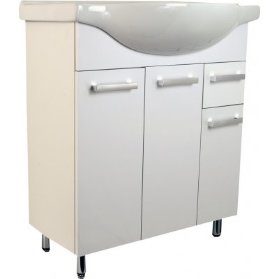 BPS-koupelny s keramickým umyvadlem Luka S 75 – Zboží Dáma