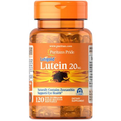 Puritan's Pride Lutein 20 mg with Zexanthin 120 Softgels – Hledejceny.cz