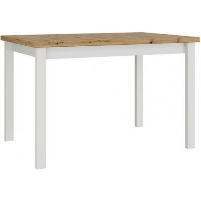 VENETI Rozkládací kuchyňský stůl 120x80 cm ELISEK 1 - bílý / dub sonoma – Zboží Mobilmania