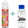 Příchuť pro míchání e-liquidu Vapemix Jacks Premix Peach Mango Shake and Vape 6 ml + Základní báze Mašinka (80VG/20PG) 100 ml