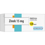 Generica Zinek 15 mg 120 tablet – Hledejceny.cz