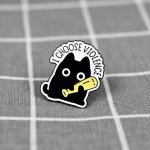 Pinarna Černá kočička I choose violence Vybírám si násilí – Sleviste.cz