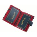 Nivasaža Dámská kožená peněženka N75SNTMGR barevná červená