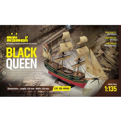 Mamoli Mini Queen kit černá 1:135