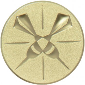 Emblém šipky zlato 25 mm