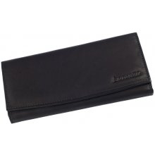 Loranzo Dámská kožená peněženka v černé barvě 448