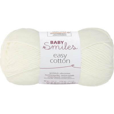 Schachenmayr Baby Smiles Easy Cotton 01001 White – Hledejceny.cz