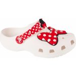 Crocs CLASSIC Disney MINNIE MOUSE dětské pantofle bílá – Zboží Dáma