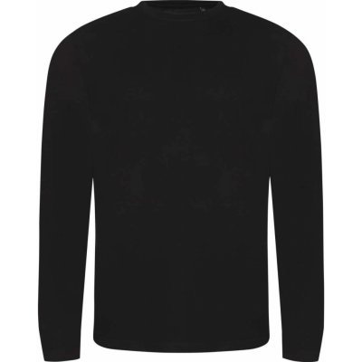 Pánské tričko s dlouhým rukávem LONG FIT solidní černá