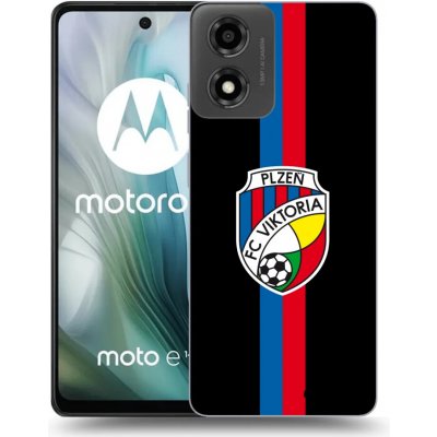 Picasee silikonový černý Motorola Moto E14 FC Viktoria Plzeň H – Zboží Živě
