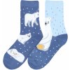 Darré dámské ponožky vysoké Lední medvěd