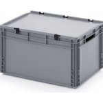 TBA Plastové obaly s.r.o. Plastová Euro přepravka 600 x 400 x 320 mm s víkem – Zboží Dáma