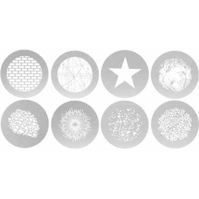 GlareOne Spotlight Gobo Set 3 – Sleviste.cz