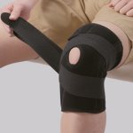 Phiten Aqua Titan IUM Hard ortéza na koleno s popruhy – Hledejceny.cz