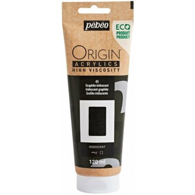 Pébéo akrylová barva Origin 120 ml iridescent graphite – Hledejceny.cz