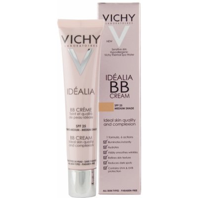 Vichy Idealia SPF25 BB Cream Medium 40 ml od 481 Kč - Heureka.cz