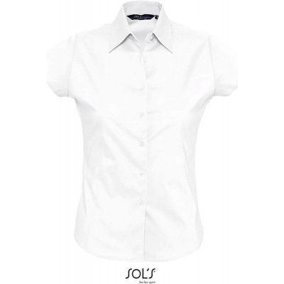 Sol's Excess elastická halenka s krátkým rukávem bílá – Zboží Dáma