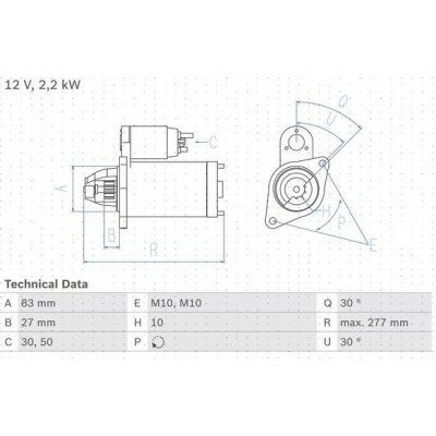 BOSCH 0 986 014 680 Startér (0986014680) – Zbozi.Blesk.cz