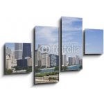 Obraz 4D čtyřdílný - 100 x 60 cm - Amazing Gold Coast in Chicago Amazing Gold Coast v Chicagu – Hledejceny.cz