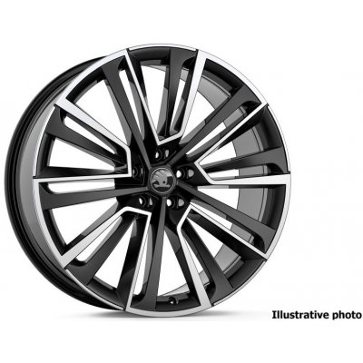 Škoda AQUARIUS 8,5x21 5x112 ET40 black metallic – Hledejceny.cz