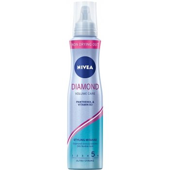 Nivea Diamond Volume pěnové tužidlo pro oslňující objem 150 ml