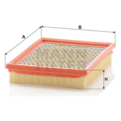 MANN FILTER Vzduchový filtr C 2452 – Hledejceny.cz