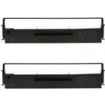 EPSON Black Ribbon Cartridge/ C13S015613/ LQ-300/+/+II/570/+/580/8xx,/ Dualpack – Hledejceny.cz