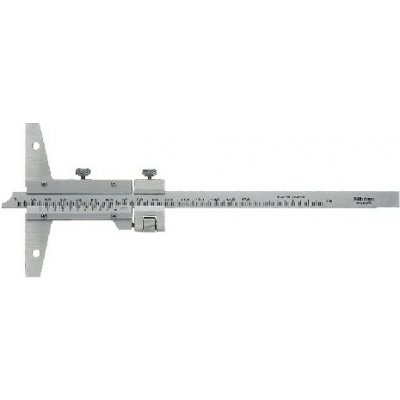 Mitutoyo Hloubkoměr s noniem a s jemným dostavěním 0-300mm/0,02mm 527-103 – Sleviste.cz