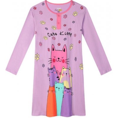 DÍVČÍ NOČNÍ KOŠILE fialová Kugo – Zboží Mobilmania