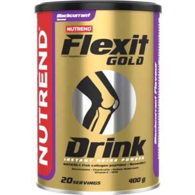 NUTREND Flexit Gold Drink černý rybíz 400 g - černý rybíz