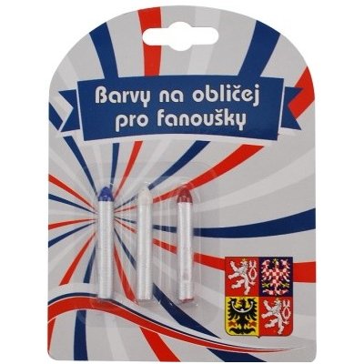 Barvy na obličej ČR 4 tužky – Zboží Dáma