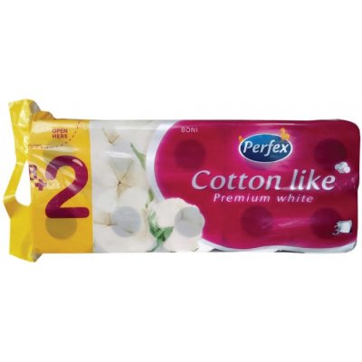 Perfex Cotton like 3-vrstvy 8+2 ks – Zboží Mobilmania