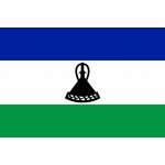 Lesotho vlajka - 30 x 45 cm - tunel, karabina – Hledejceny.cz