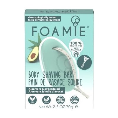 Foamie Shaving Bar Aloe You Very Much / Shave The Date tuhá pěna na holení 70 g – Zbozi.Blesk.cz