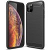 Pouzdro a kryt na mobilní telefon Apple Pouzdro Forcell CARBON Case iPhone 11 Pro Max 2019 černé
