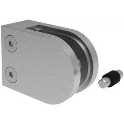 Hahn Steel Držák skla 63x45mm pro plochý podklad, model 25 - Nerez AISI 316, broušený – Hledejceny.cz