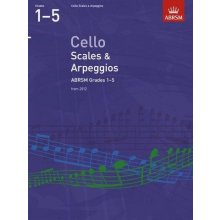 ABRSM: Cello Scales Arpeggios Grades 1-5 2012 noty na violoncello