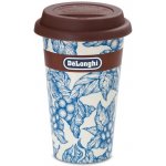 DeLonghi Skleničky na cappuccino set 2 ks 0,19 l blue flower – Sleviste.cz