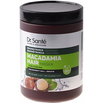 Dr. Santé Macadamia krémová maska pro oslabené vlasy Macademia Oil and Keratin, Reconstruction and Protection 1000 ml