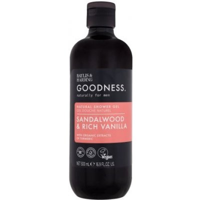 Baylis & Harding Goodness Mens Pánský sprchový gel Santalové dřevo & Vanilka 500 ml