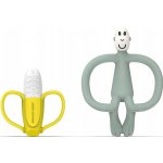 Matchstick Monkey dárková sada kousátek Banán a Opice Mint Green – Zboží Dáma