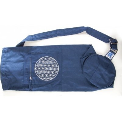 Jóga taška „Květ života“ modrá – Sleviste.cz