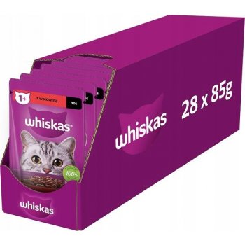 Whiskas hovězí ve šťávě 28 x 85 g