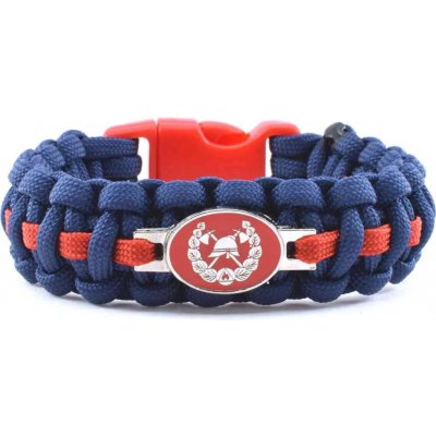 Cordell paracord náramek Hrdý hasič Tmave modra – Hledejceny.cz