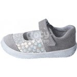 Jonap barefoot boty balerínky B14 S Slim šedá tisk – Sleviste.cz