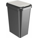 Tontarelli Odpadkový koš Touch & Lift 45 l bílá/černá – Zboží Dáma